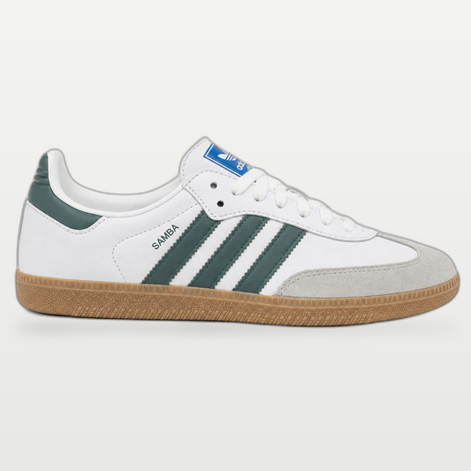 Adidas Samba Blanco con Turquesa