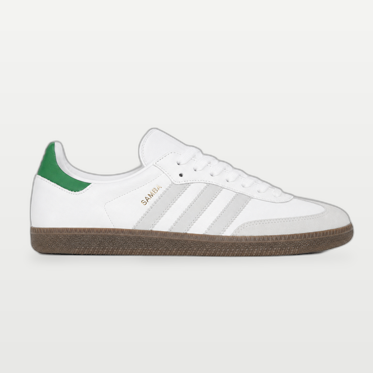 Adidas Samba Blanco con Verde
