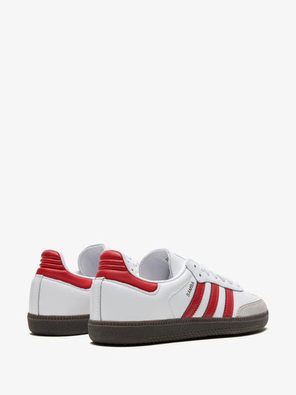 TENIS SAMBA BLANCO CON ROJO