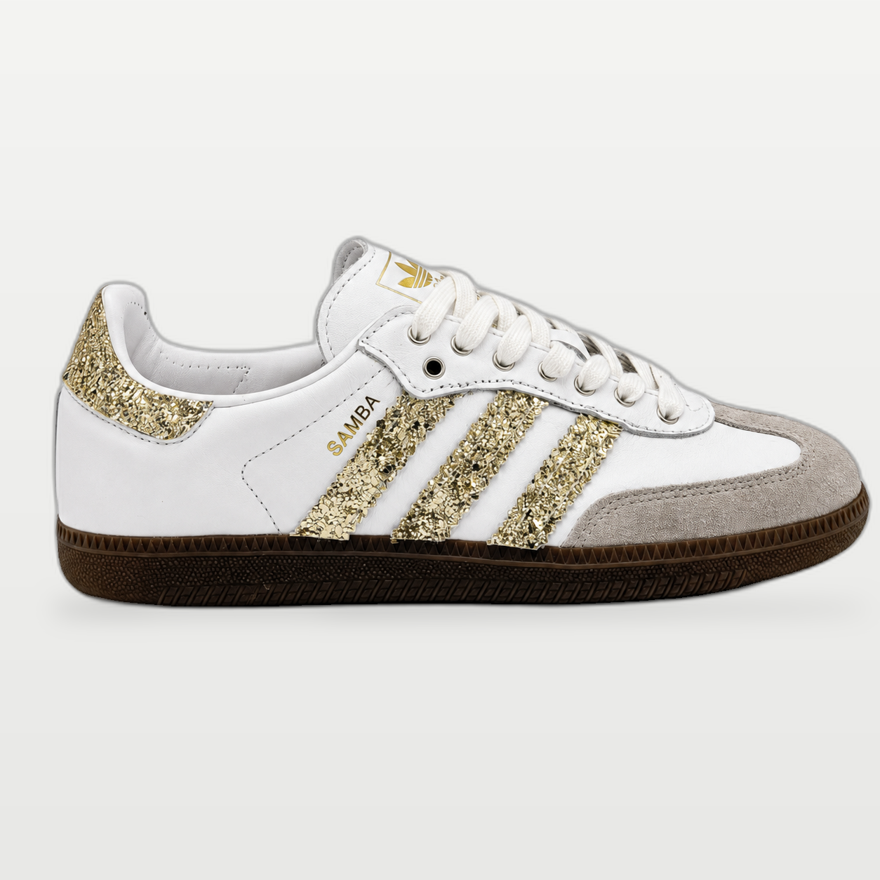 Adidas Samba Blanco con Beige
