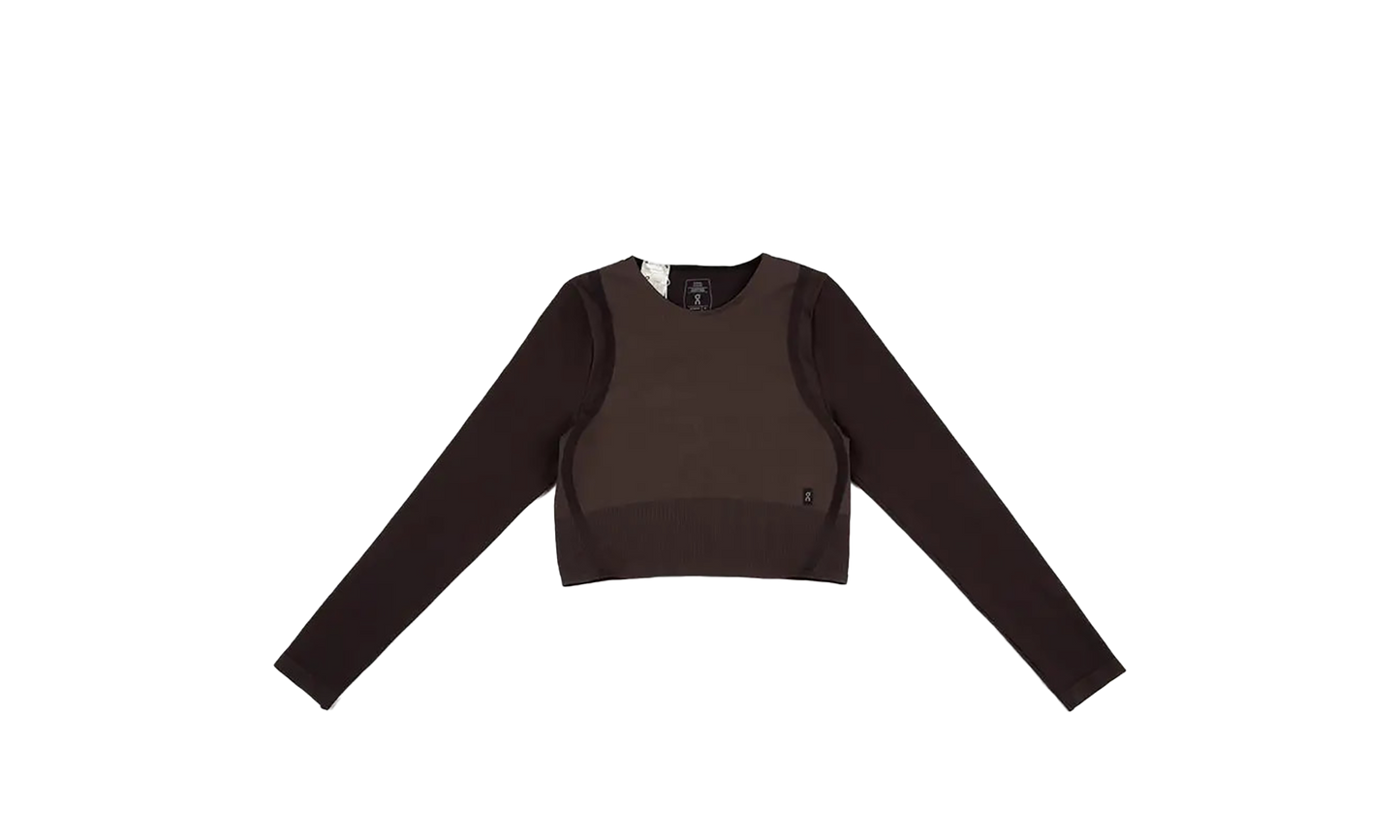 Studio Knit Long-T Crop "Pebble Black" 1WF10263573