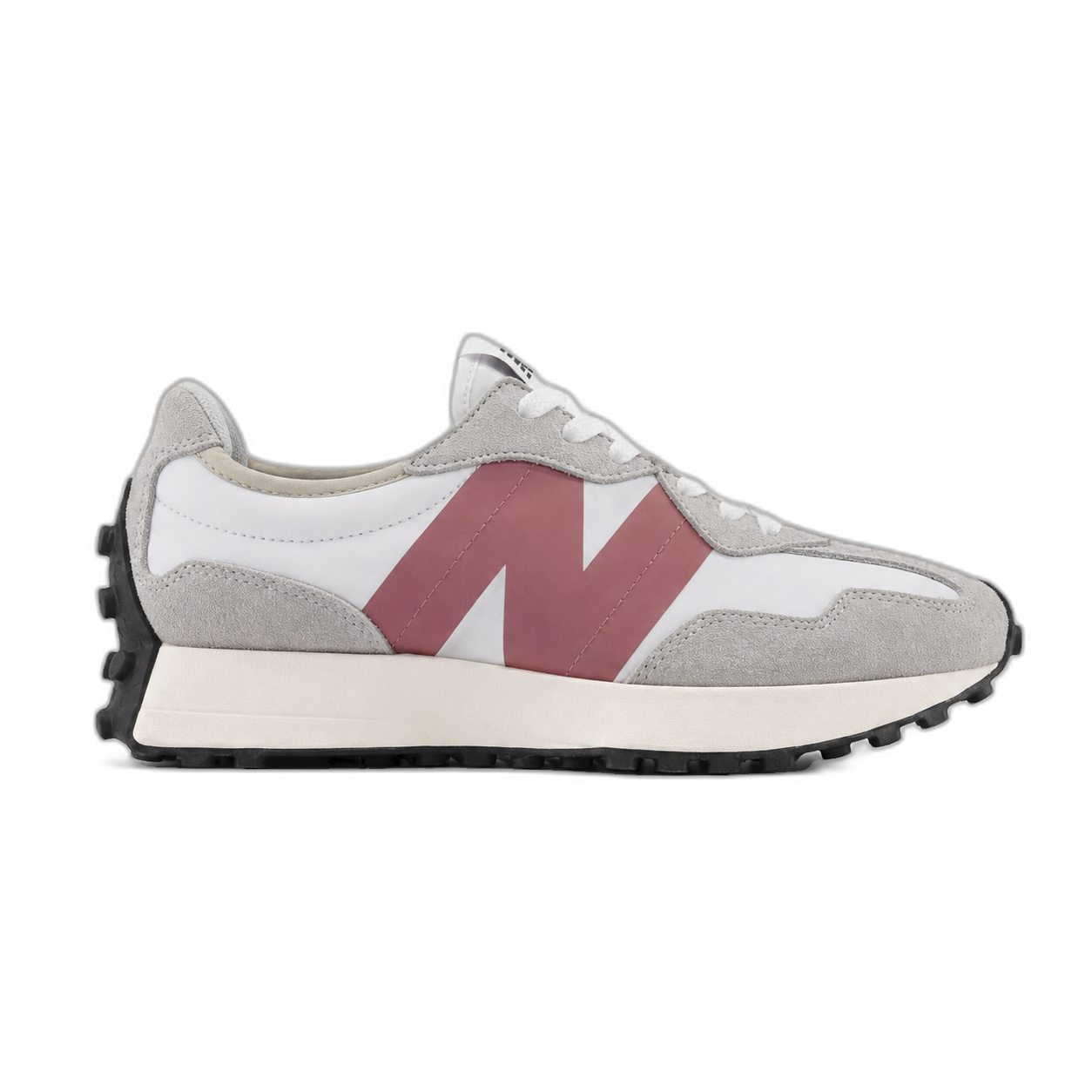 New Balance 327 Blanco con Rosa