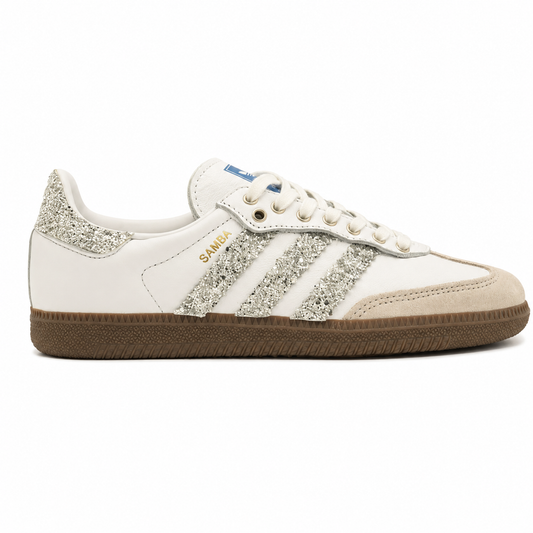 Adidas Samba Blanco con Gris