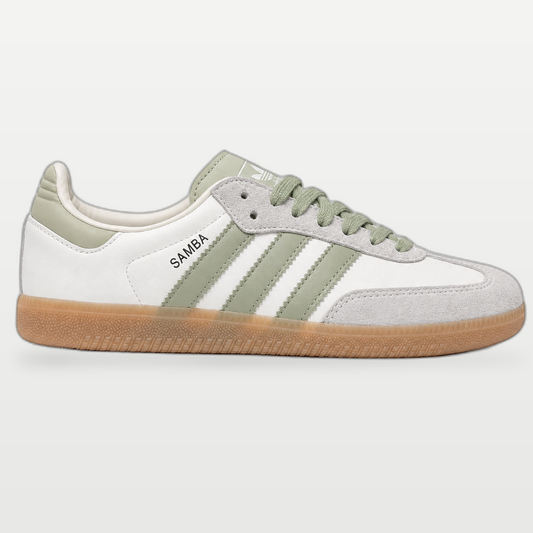 Adidas Samba Blanco con Gris