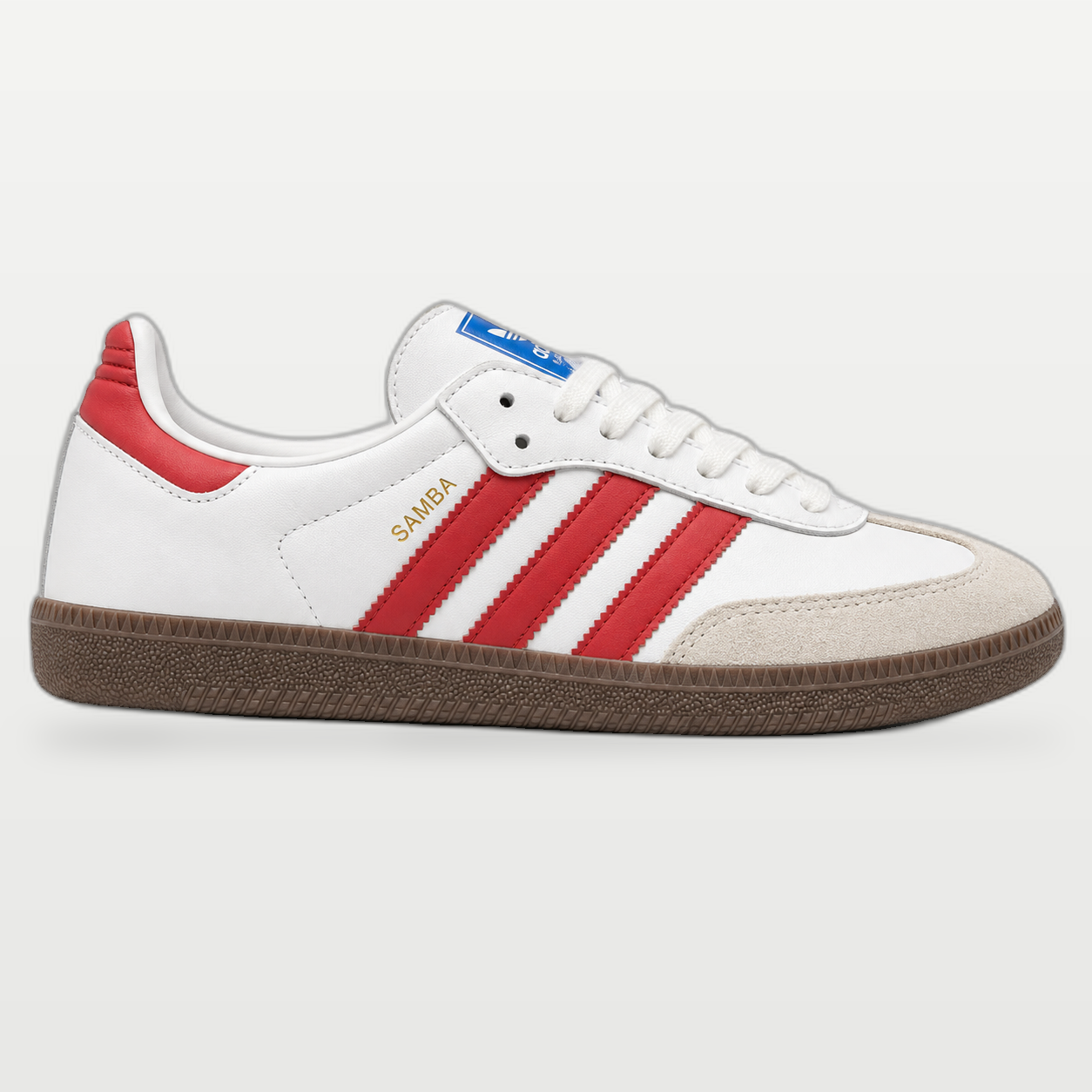 Adidas Samba Blanco con Rojo