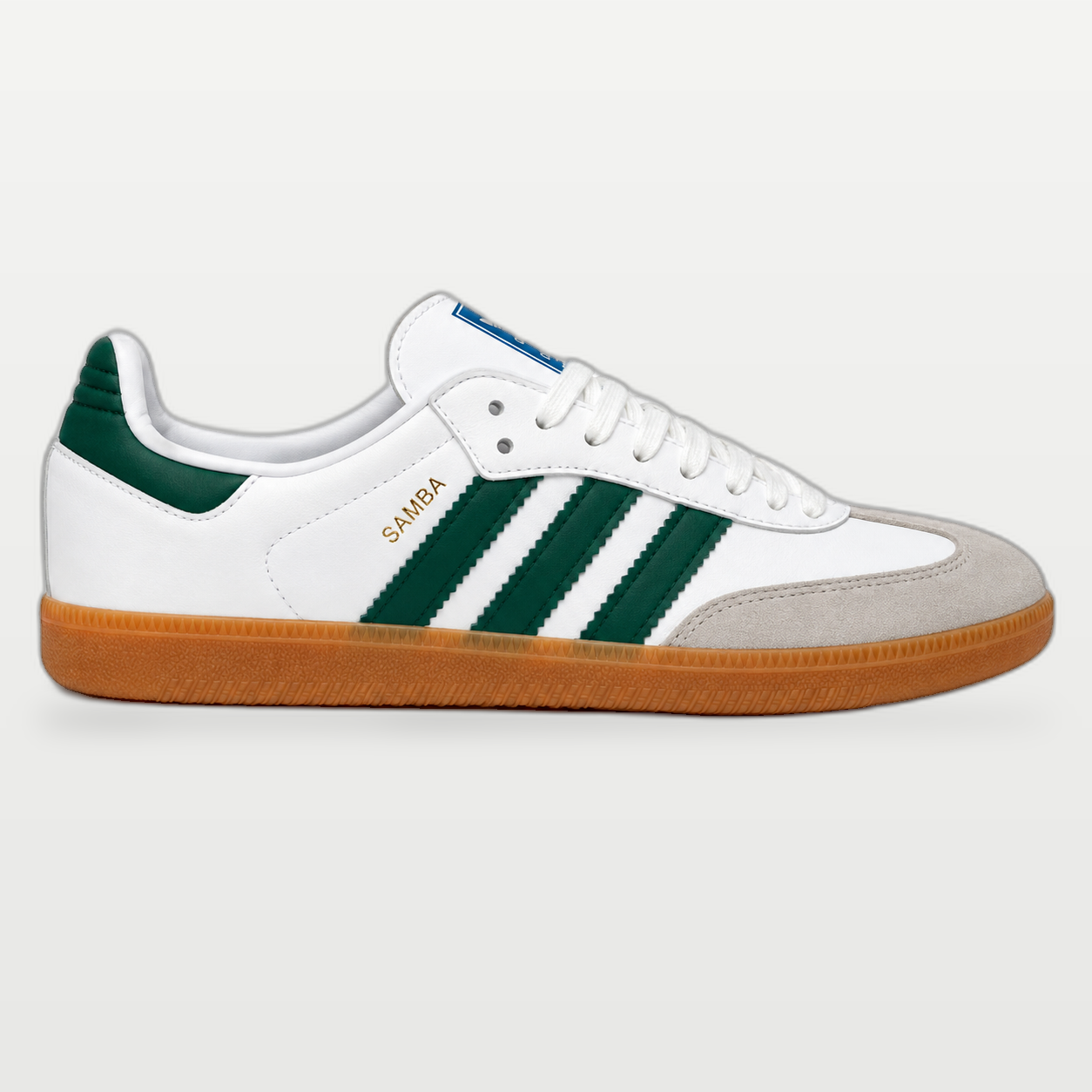 Adidas Samba Blanco con Turquesa
