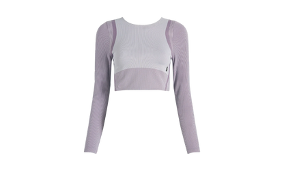 Studio Knit Long-T Crop WMNS "Lilac Cosmos" 1WF10263857