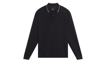 Courtside Long-T Polo "Black" 1MF30500553