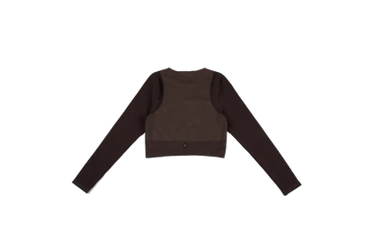 Studio Knit Long-T Crop "Pebble Black" 1WF10263573